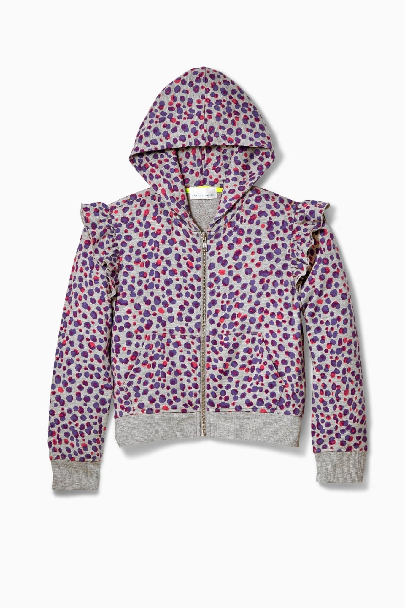 Cheetah Print Zip HoodieTOPSRockets of Awesome