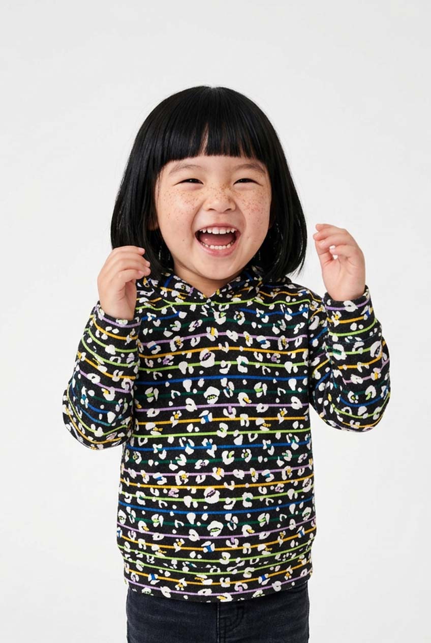 Rainbow Stripe Leopard Crazysoft Hoodie