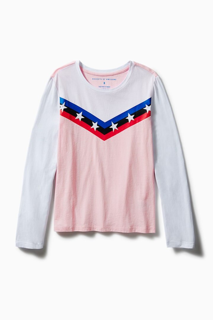 Varsity Colorblock Tee - FINAL SALE