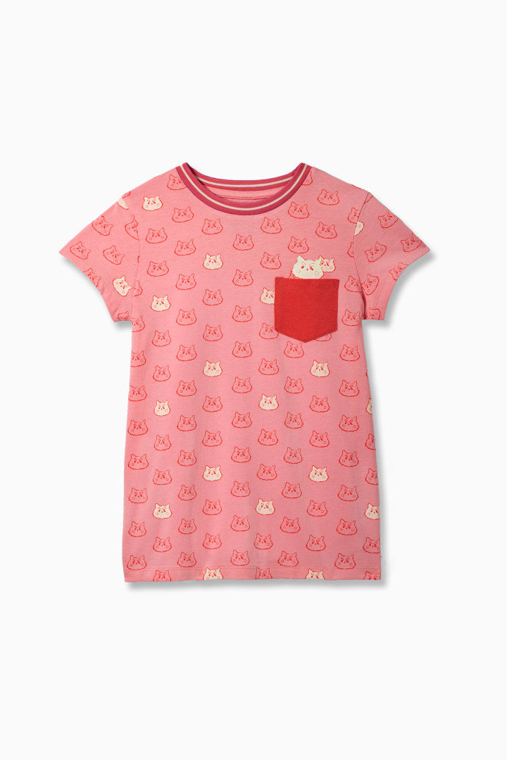 Peeking Kitty Tee - FINAL SALE