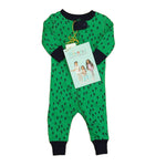 Pre-owned Green | Navy Trees PJ Set size: 0-3 Months Green | Navy Trees