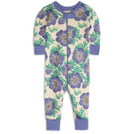 Pre-owned Purple Hydrangea 1-piece Non-footed Pajamas size: 0-3 Months Purple Hydrangea