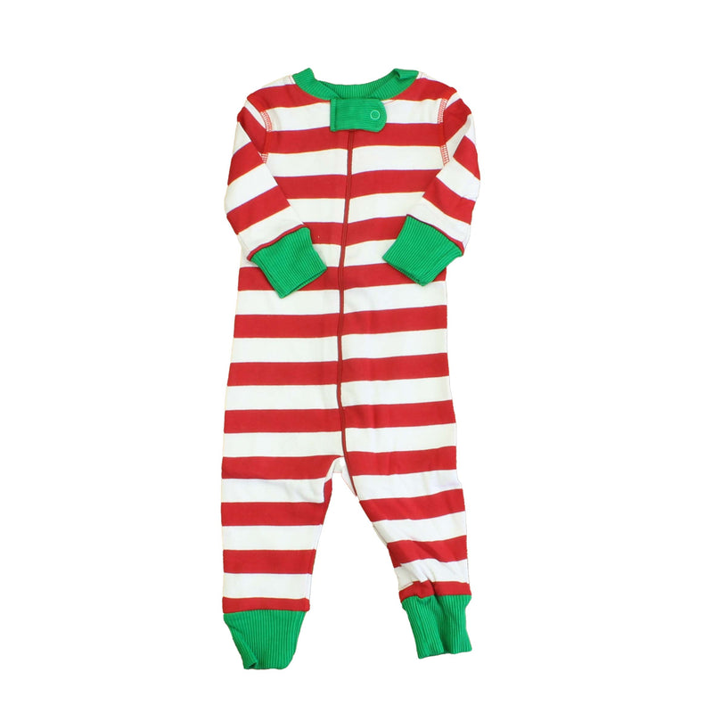 Pre-owned Red | White | Stripes PJ Set size: 0-3 Months