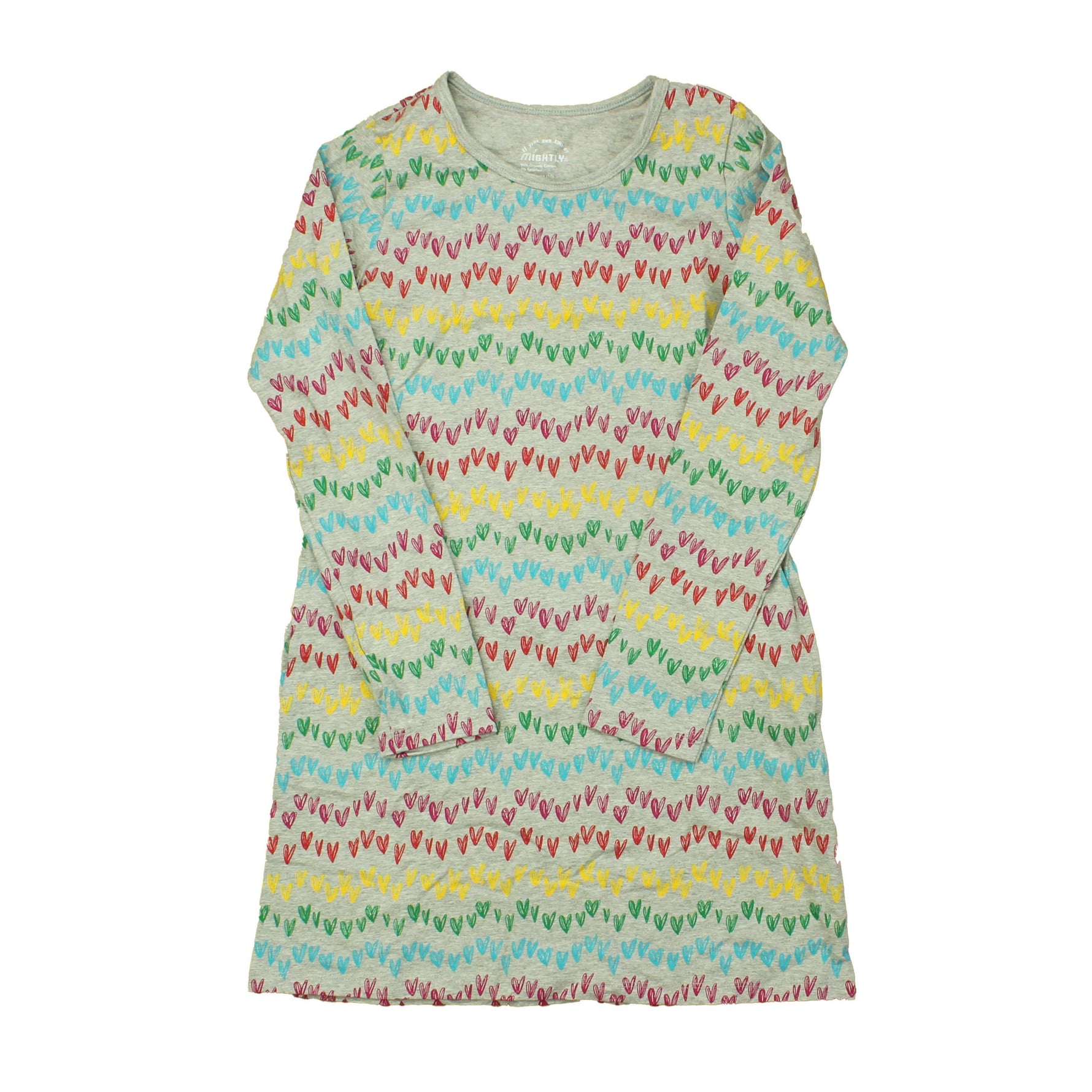 Pre-owned Grey | Multi | Hearts Dress size: 10 Years Grey | Multi | Hearts
