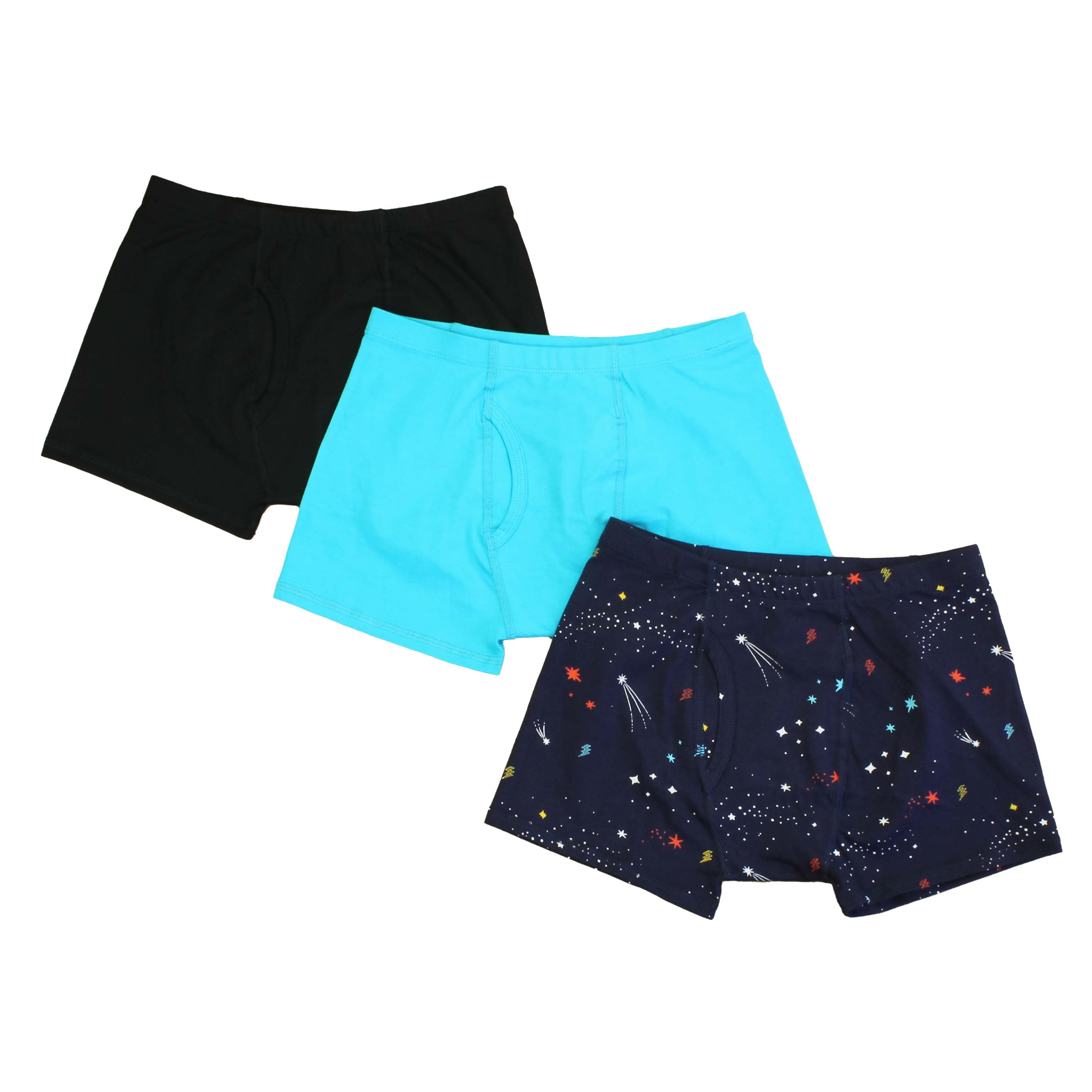 Pre-owned Turqouise | Blue | Stars | Black Boxers size: 10 Years Turqouise | Blue | Stars | Black
