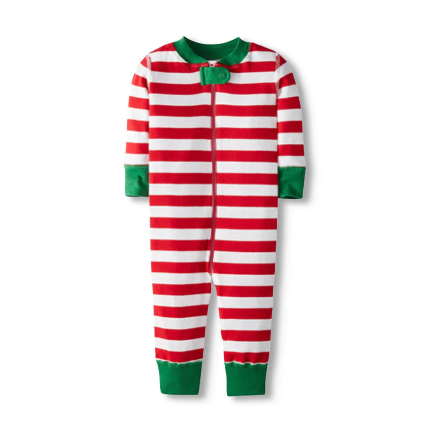Pre-owned Red Stripe PJ Set size: 12-18 Months