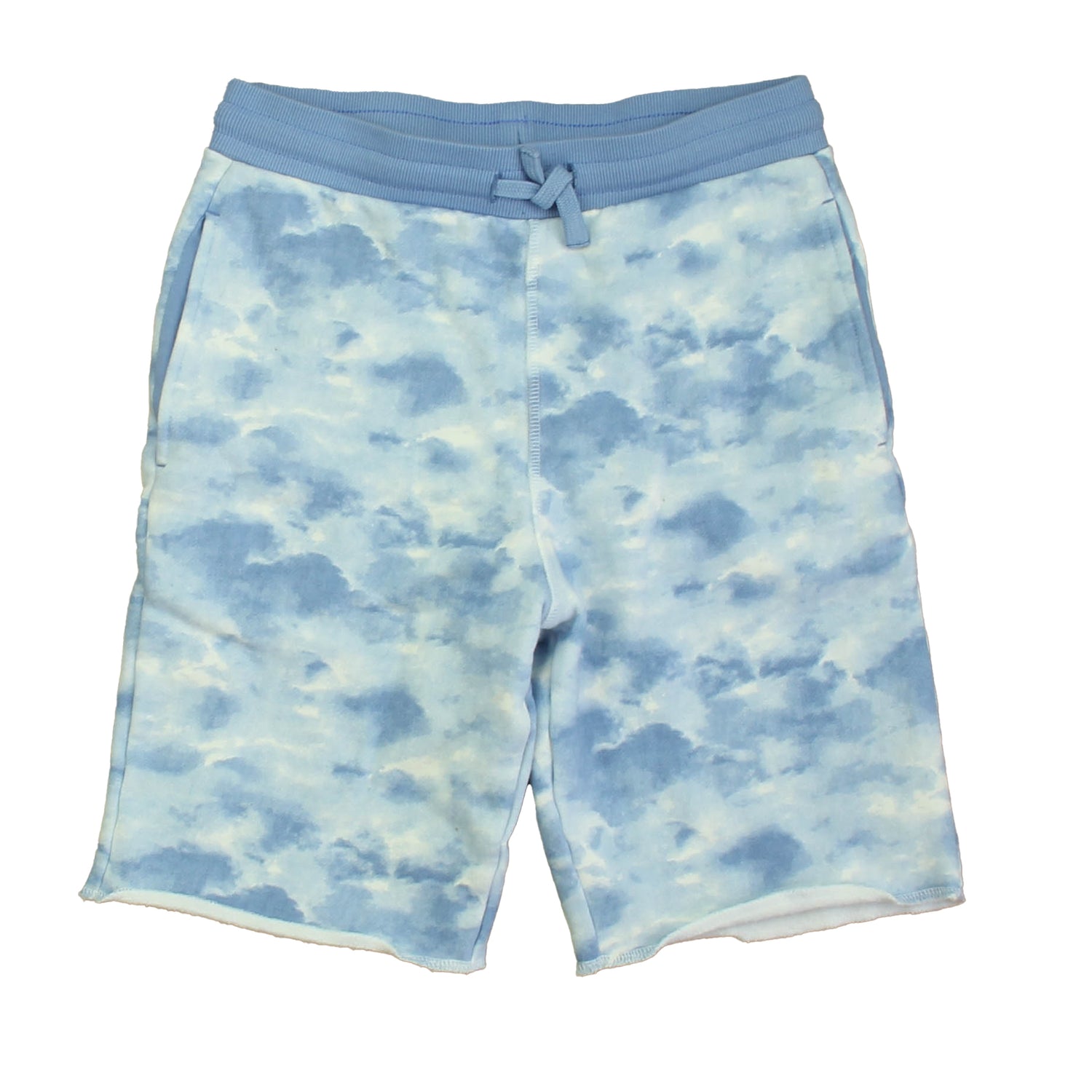 Pre-owned Blue Tie Dye Shorts size: 12 Years Blue Tie Dye