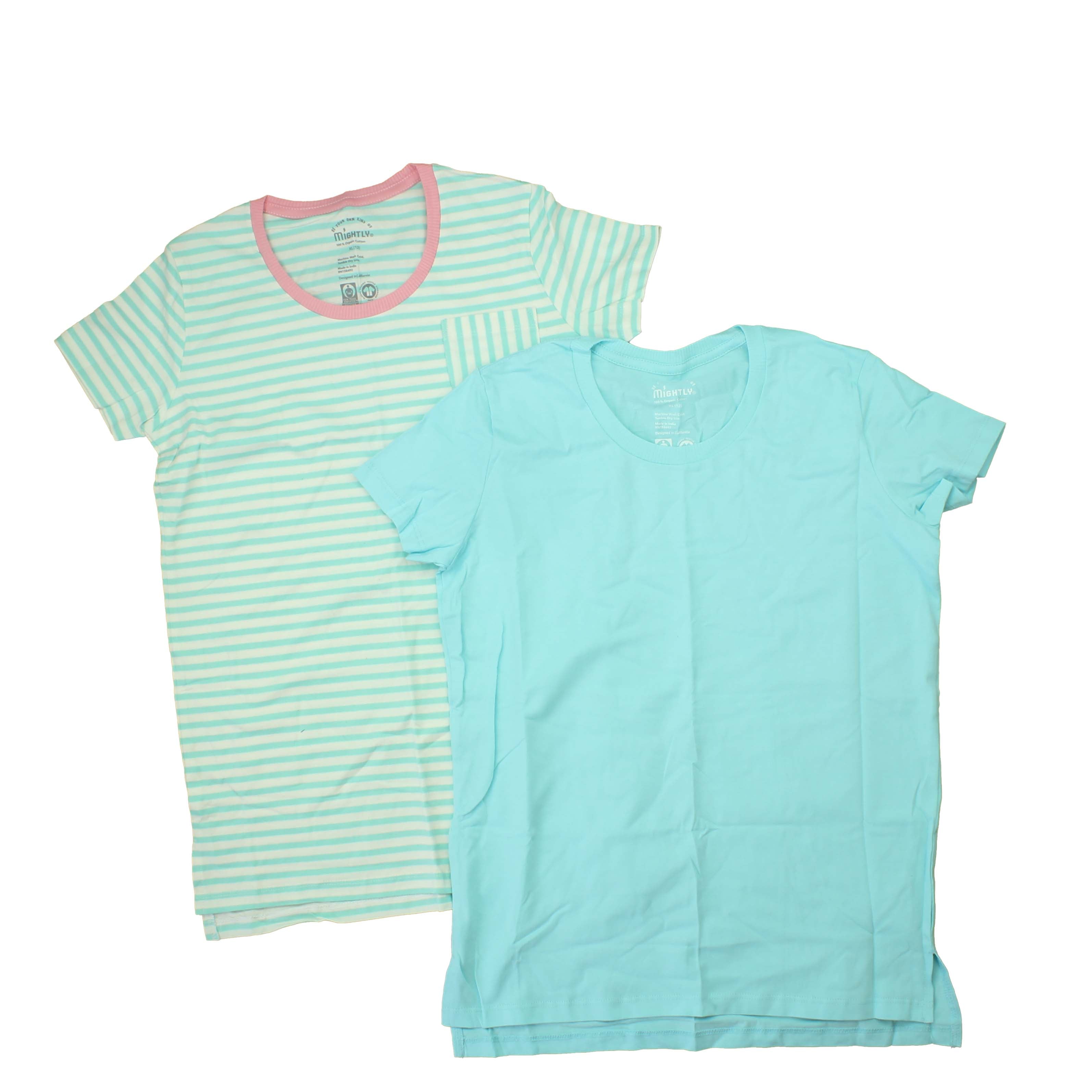 Pre-owned Blue | White | Stripes T-Shirt size: 12 Years