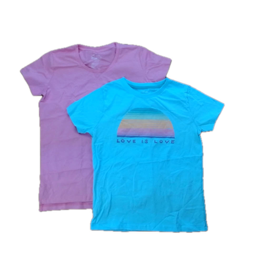 Pre-owned Aqua | Pink T-Shirt size: 14 Years Aqua | Pink