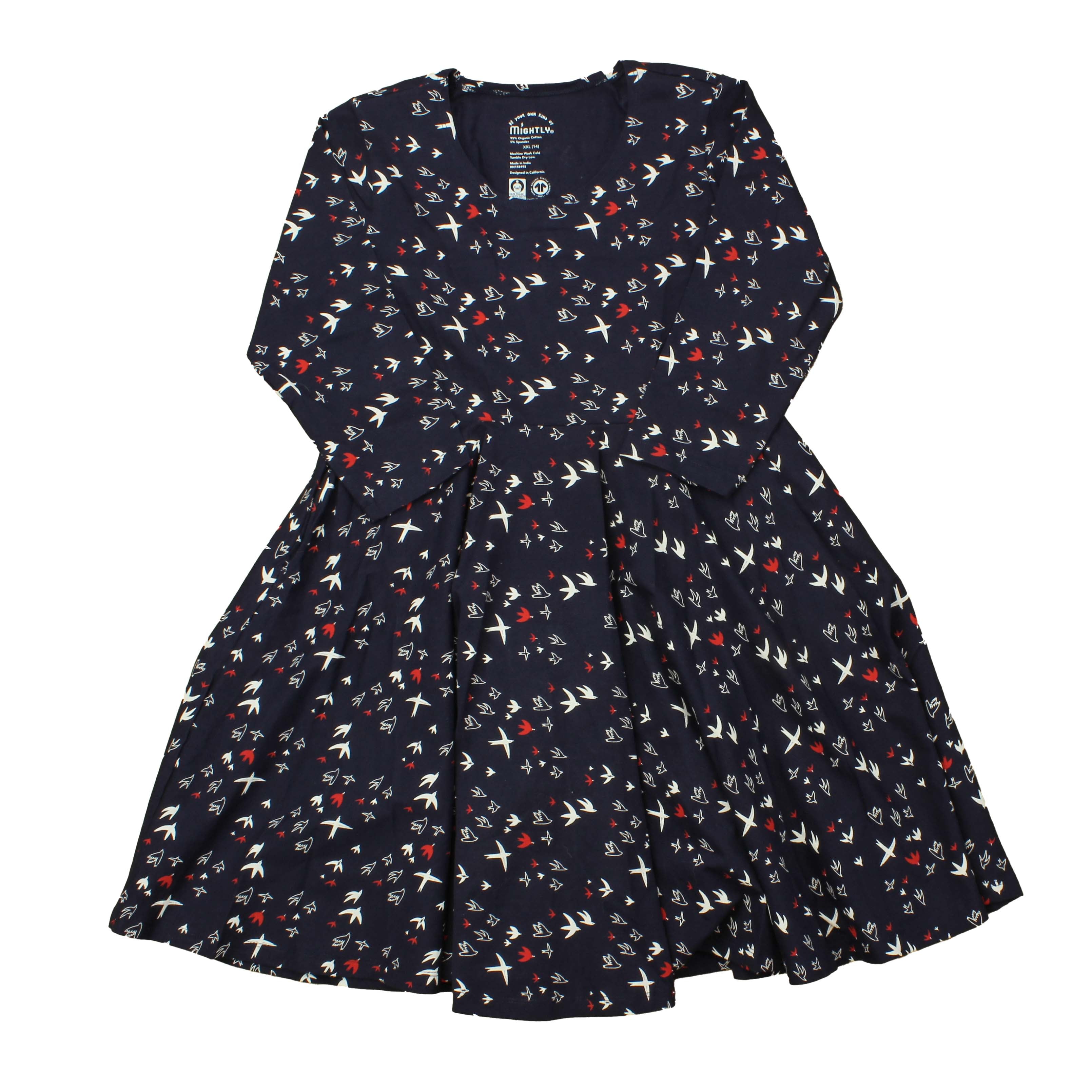 Pre-owned Blue | Migrating Birds Dress size: 14 Years
