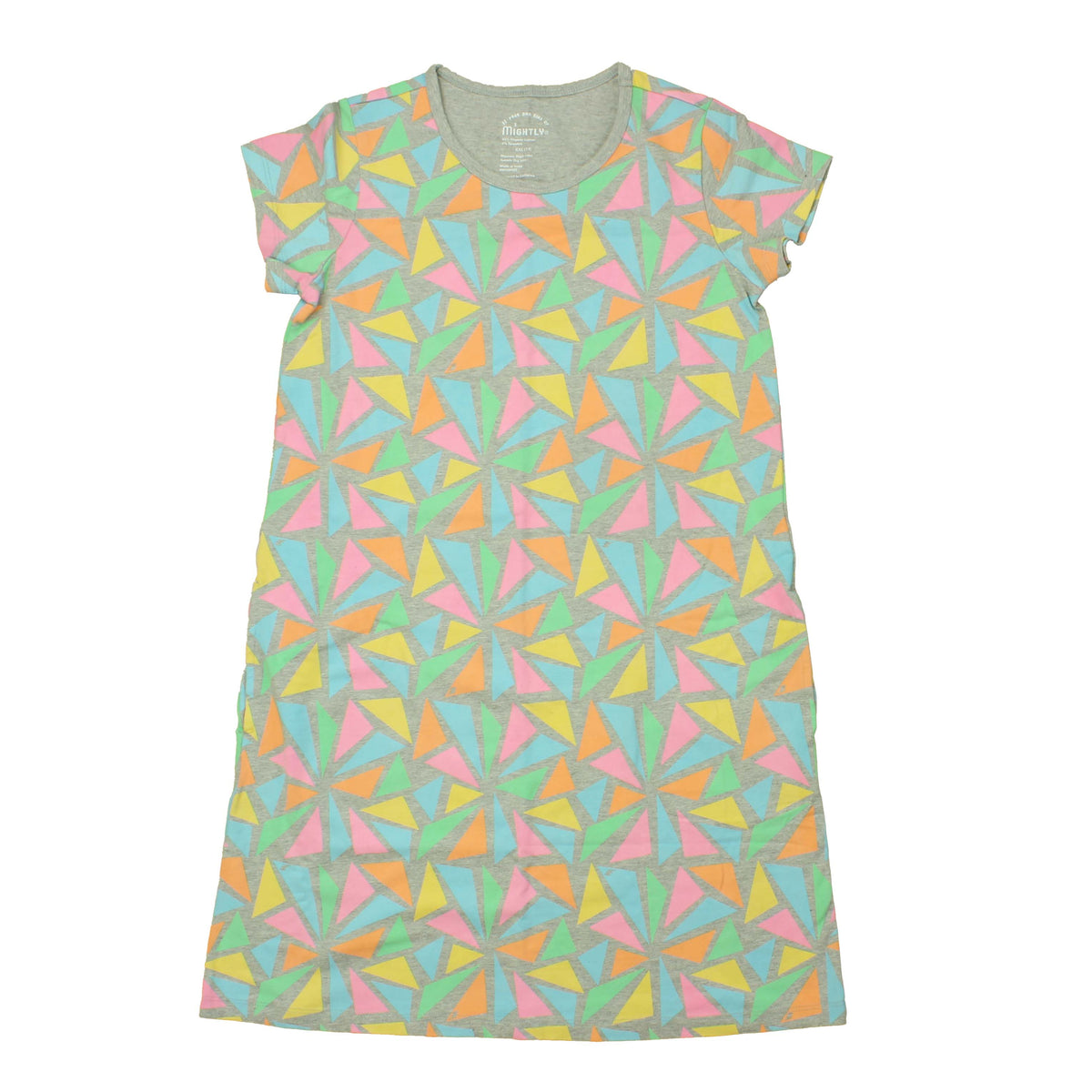 Pre-owned Grey | Multi | Triangles Dress size: 14 Years Grey | Multi | Triangles