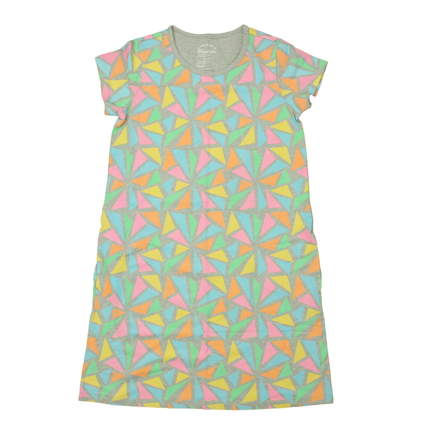 Pre-owned Grey | Multi | Triangles Dress size: 14 Years Grey | Multi | Triangles