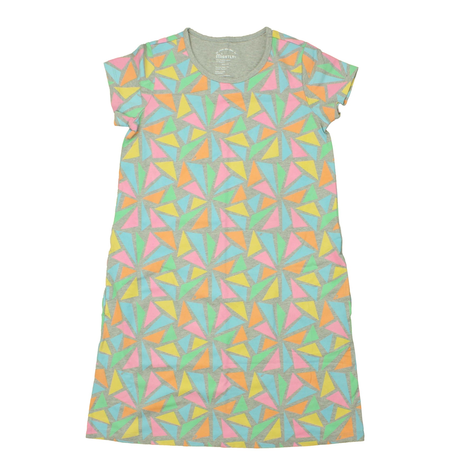 Pre-owned Grey | Multi | Triangles Dress size: 14 Years Grey | Multi | Triangles