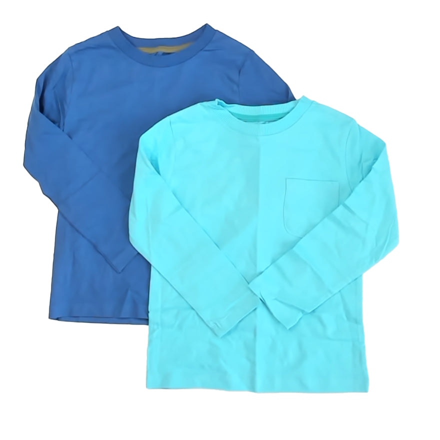 New Without Tags Aqua | Blue Long Sleeve T-Shirt size: 2-5T Aqua | Blue