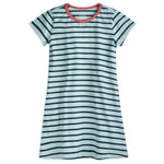 Pre-owned Blue Stripe Dress size: 2-5T Blue Stripe