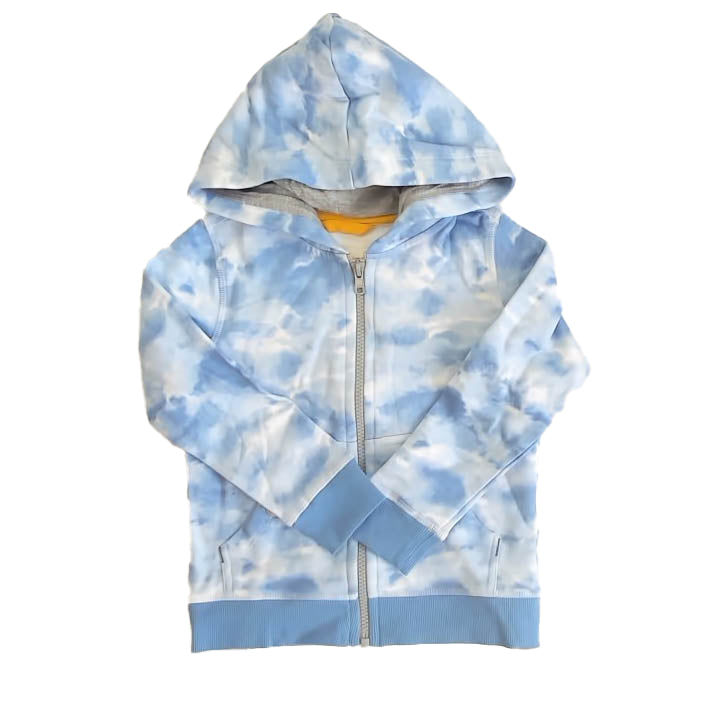 Pre-owned Blue Tie Dye Hoodie size: 2-5T Blue Tie Dye