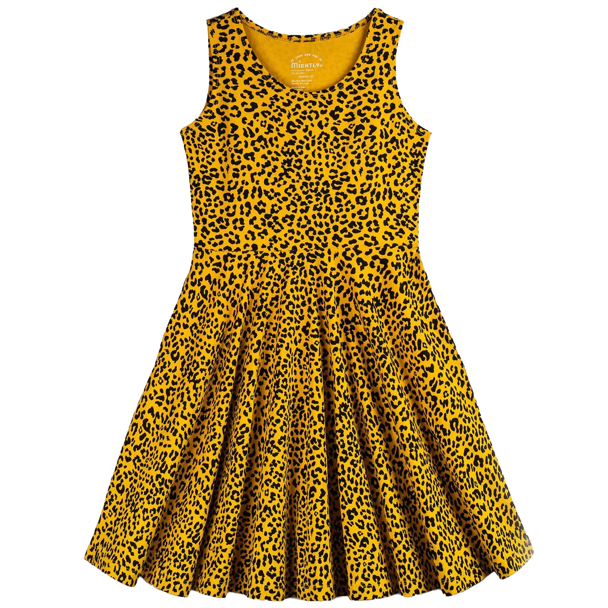 Pre-owned Gold Leopard Dress size: 2-5T