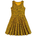Pre-owned Gold Leopard Dress size: 2-5T Gold Leopard