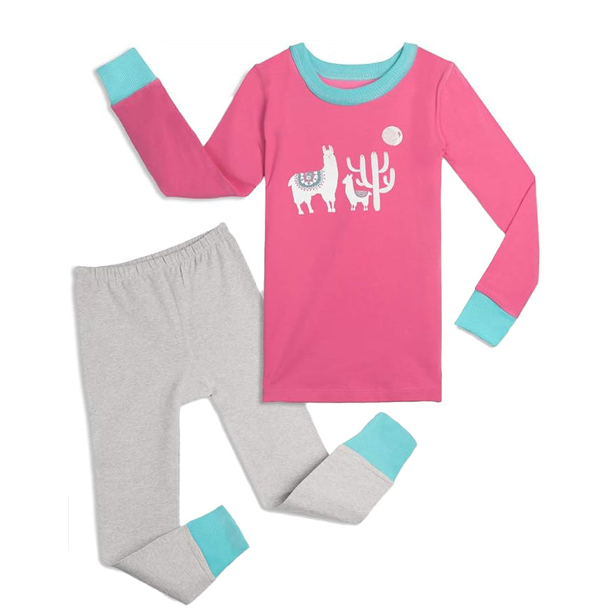 Pre-owned Goodnite Llamas PJ Set size: 2-5T