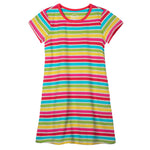Pre-owned Gray Stripe Dress size: 2-5T Gray Stripe