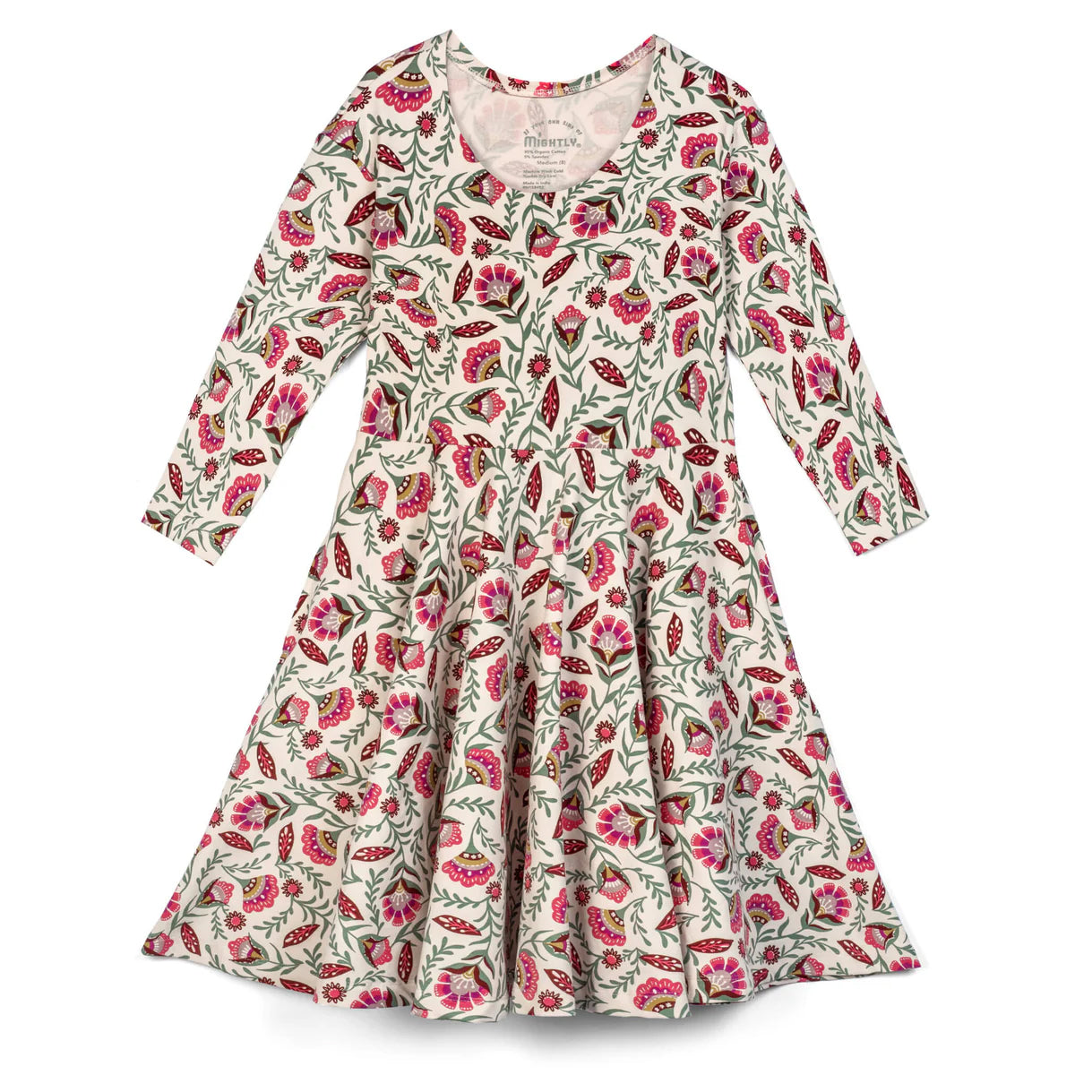 Pre-owned Ivory Floral Dress size: 2-5T Ivory Floral