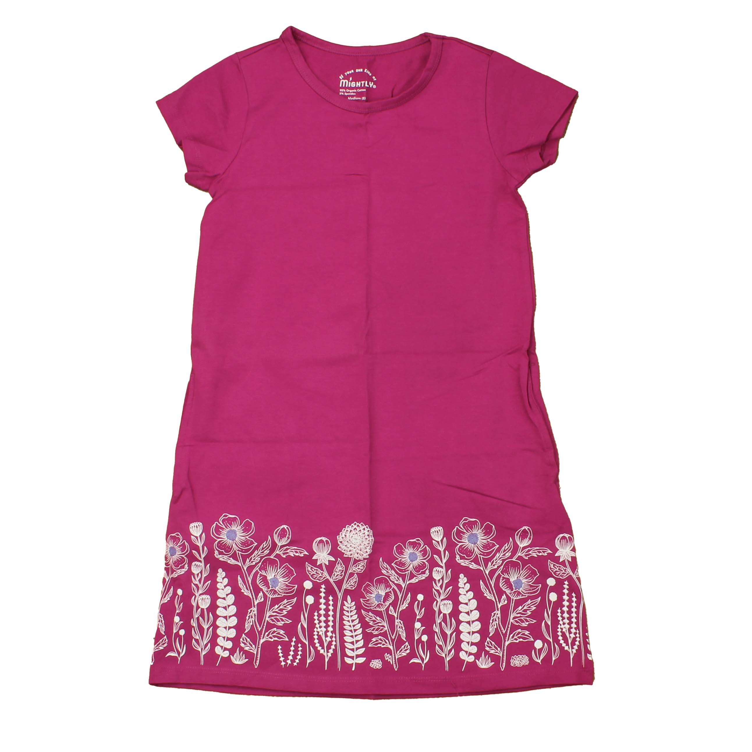 New Without Tags Rasberry Floral Dress size: 2-5T Rasberry Floral