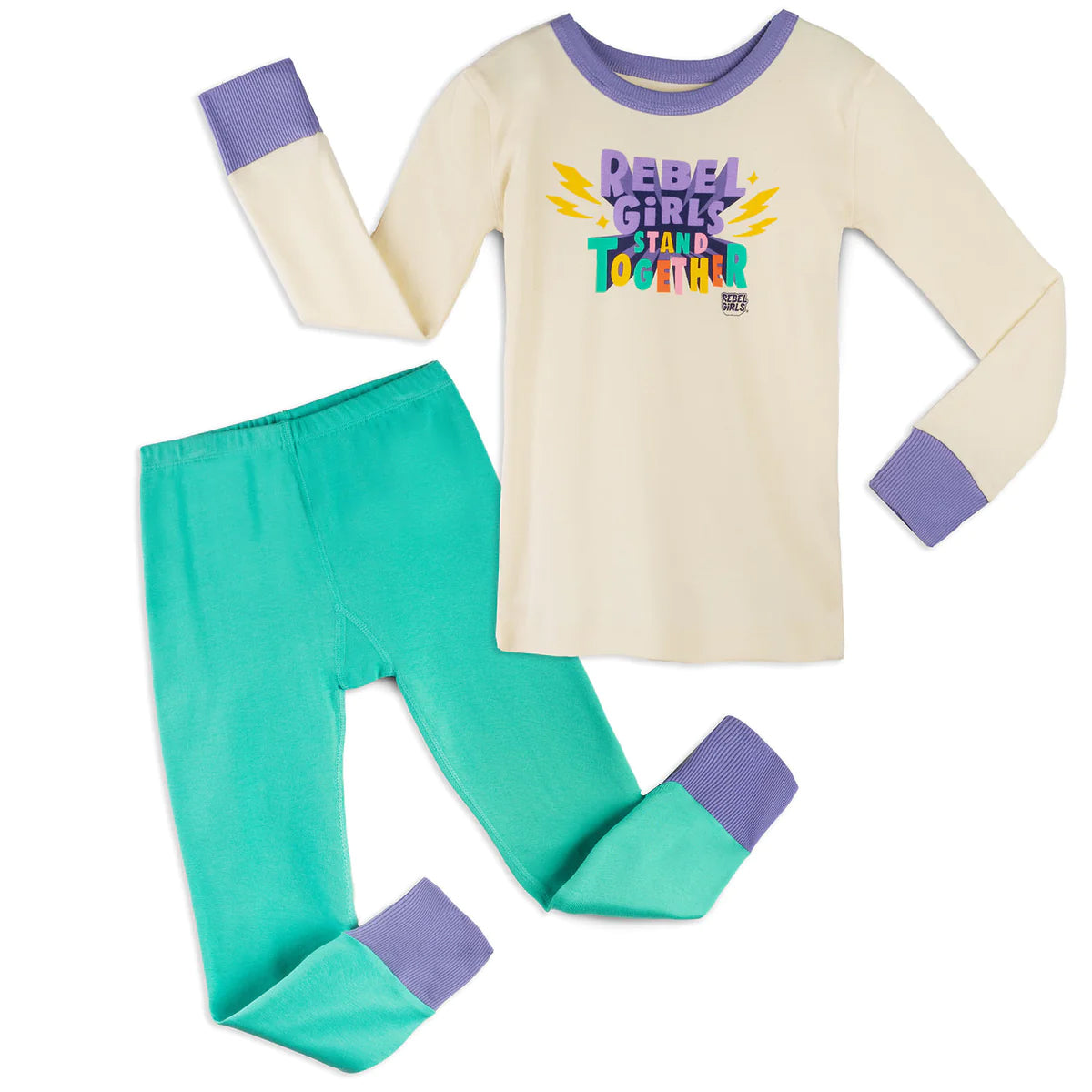 Pre-owned Rebel Girls PJ Set size: 2-5T Rebel Girls