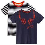 Pre-owned Navy | Stripe T-Shirt size: 2T Navy | Stripe