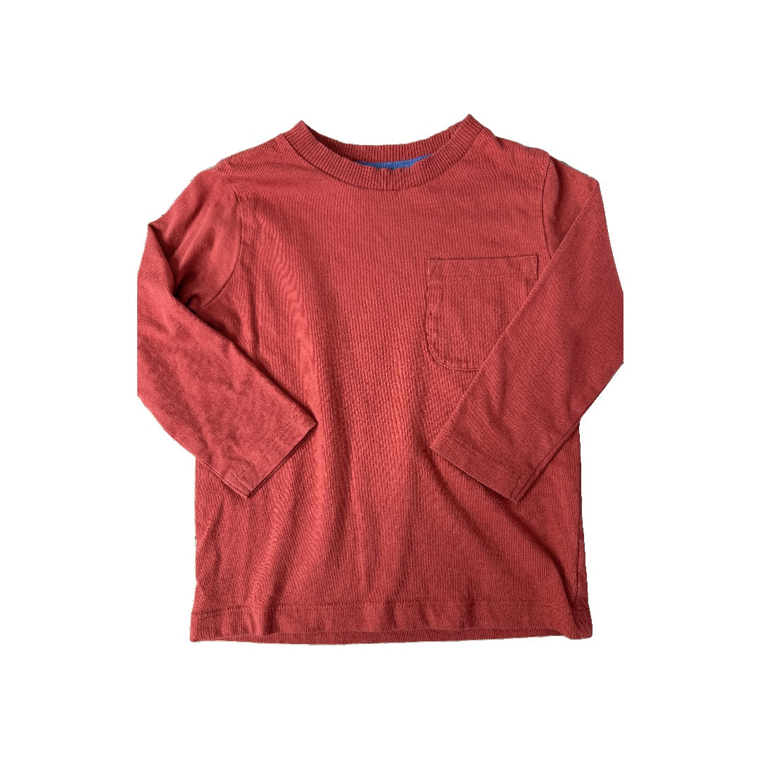 Pre-owned Red Long Sleeve T-Shirt size: 2T Red