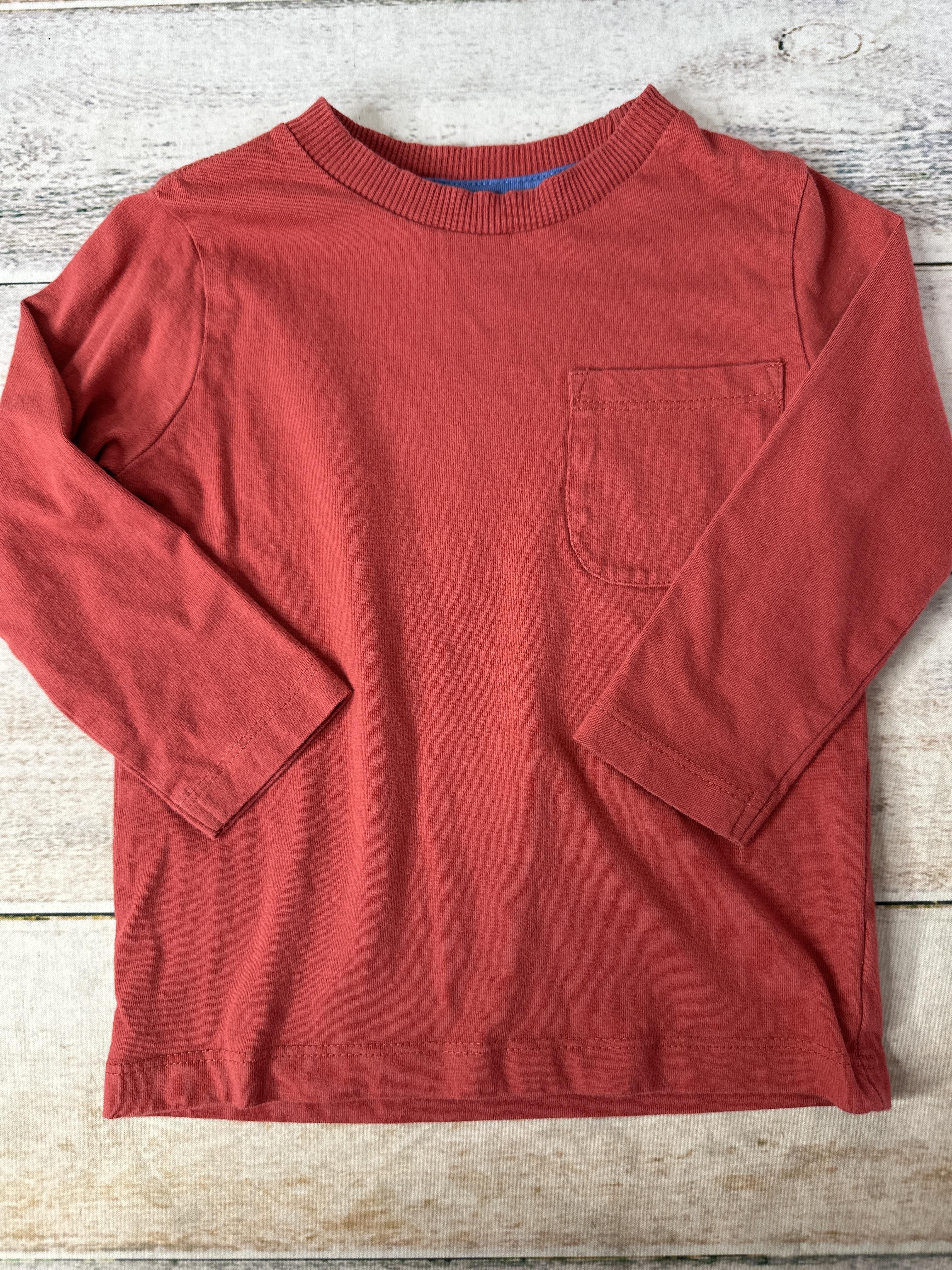 Pre-owned Red Long Sleeve T-Shirt size: 2T Red