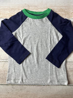 Pre-owned Navy Blue | Forest Green | Grey Long Sleeve T-Shirt size: 3T Navy Blue | Forest Green | Grey