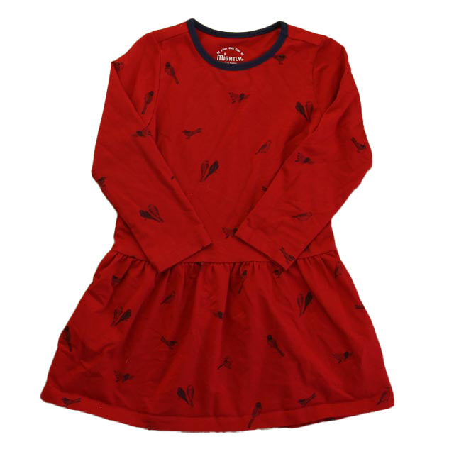 Pre-owned Red | Navy Birds Dress size: 3T Red | Navy Birds