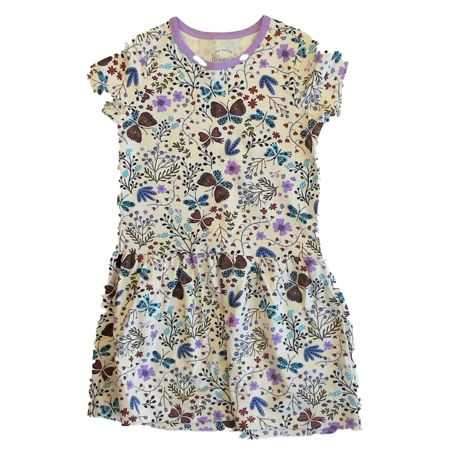 Pre-owned Ivory Butterflies Dress size: 4-5T Ivory Butterflies