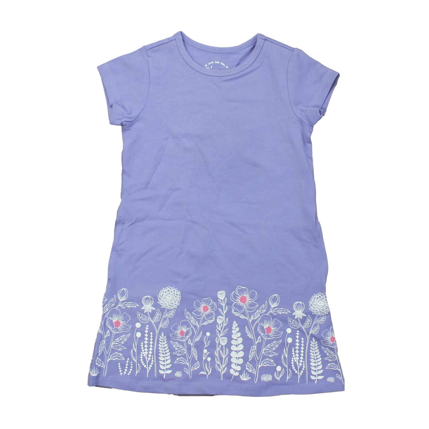 Pre-owned Lavender | White | Flower Dress size: 4-5T Lavender | White | Flower