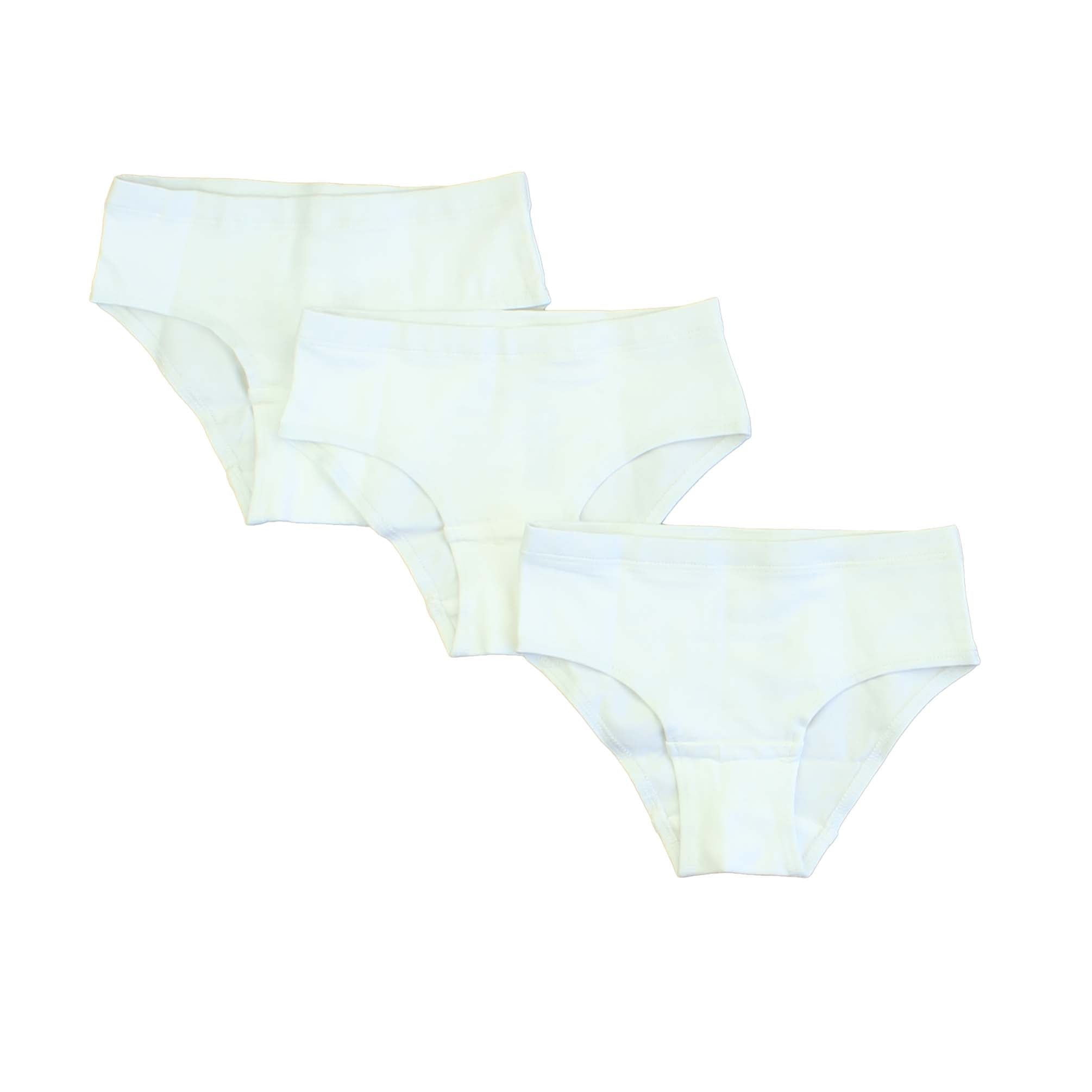 Pre-owned White Underwear size: 4-5T