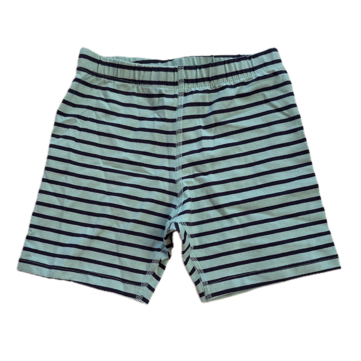 Pre-owned Aqua Stripe Shorts size: 6-14 Years Aqua Stripe