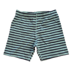 Pre-owned Aqua Stripe Shorts size: 6-14 Years Aqua Stripe