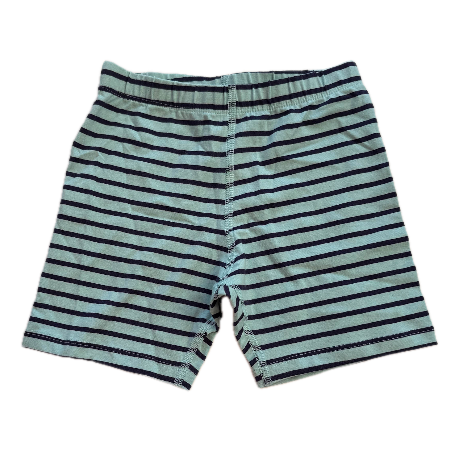 Pre-owned Aqua Stripe Shorts size: 6-14 Years Aqua Stripe