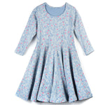 Pre-owned Blue Floral Dress size: 6-14 Years Blue Floral