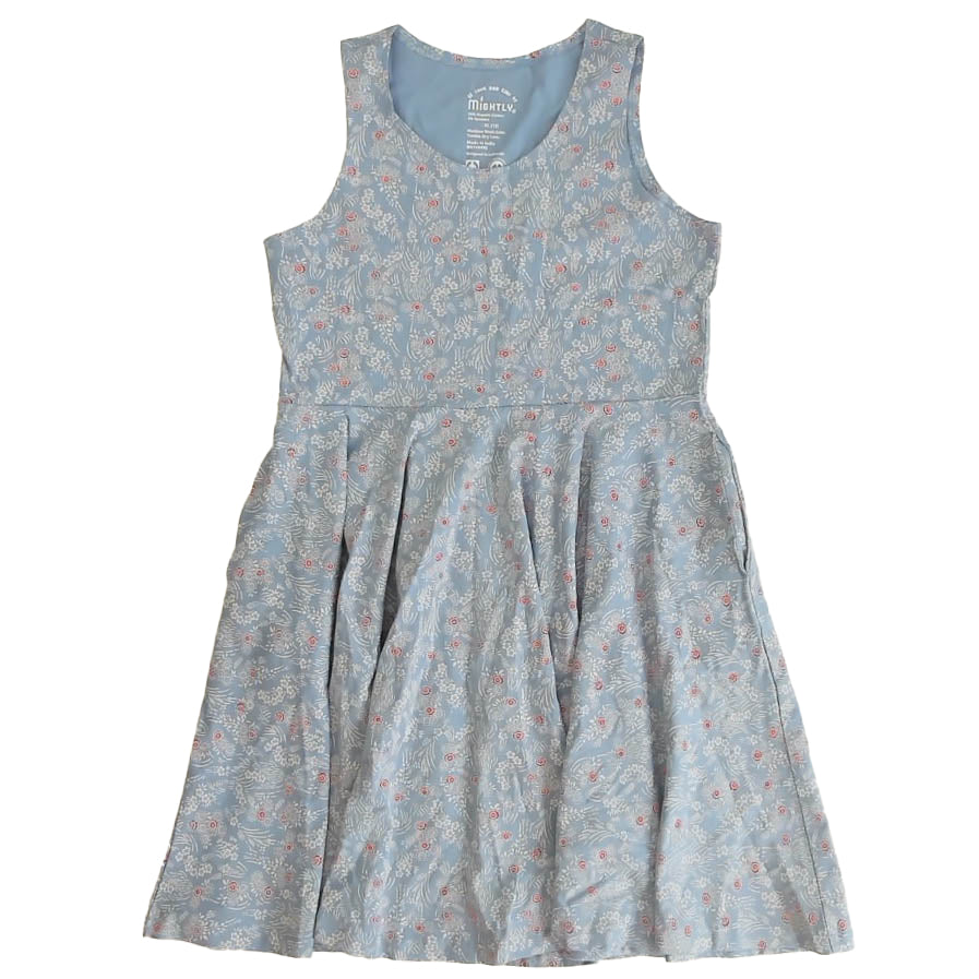 Pre-owned Blue Floral Dress size: 6-14 Years Blue Floral