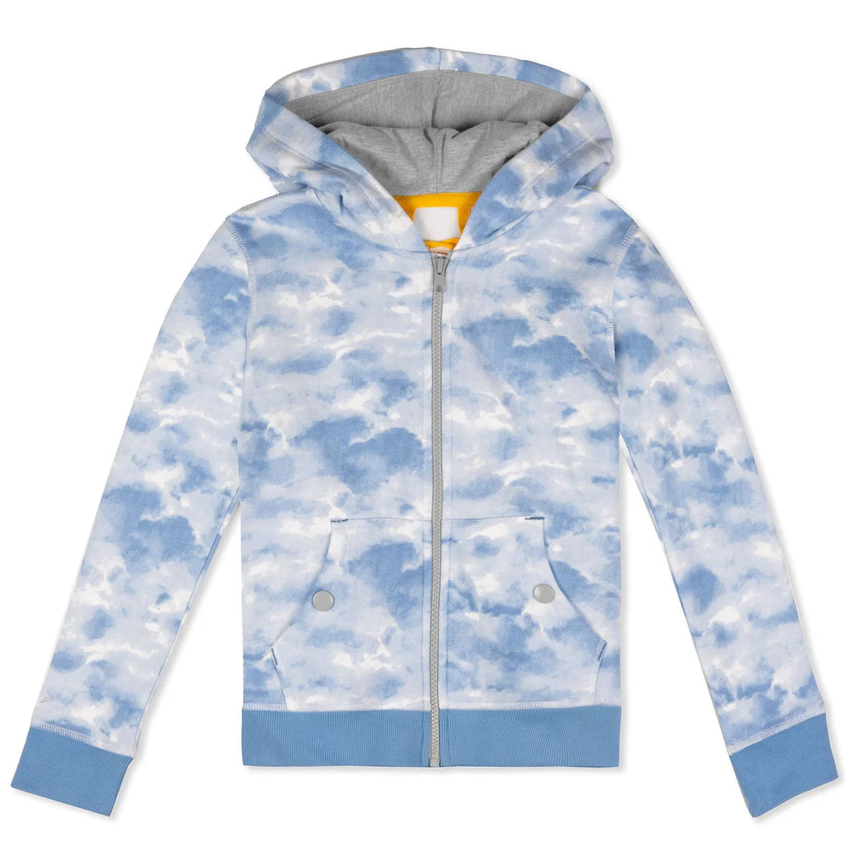 Pre-owned Blue Tie Dye Hoodie size: 6-14 Years Blue Tie Dye