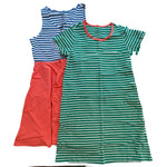 Pre-owned Coral | Blue | Green Dress size: 6-14 Years Coral | Blue | Green