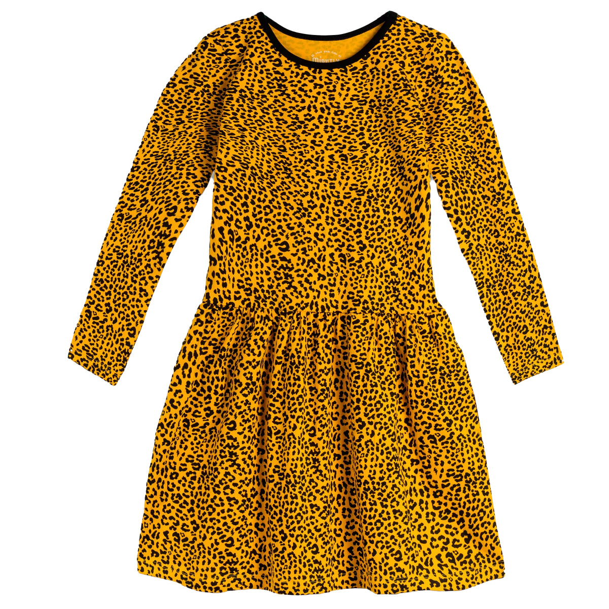 Pre-owned Gold Leopard Dress size: 6-14 Years