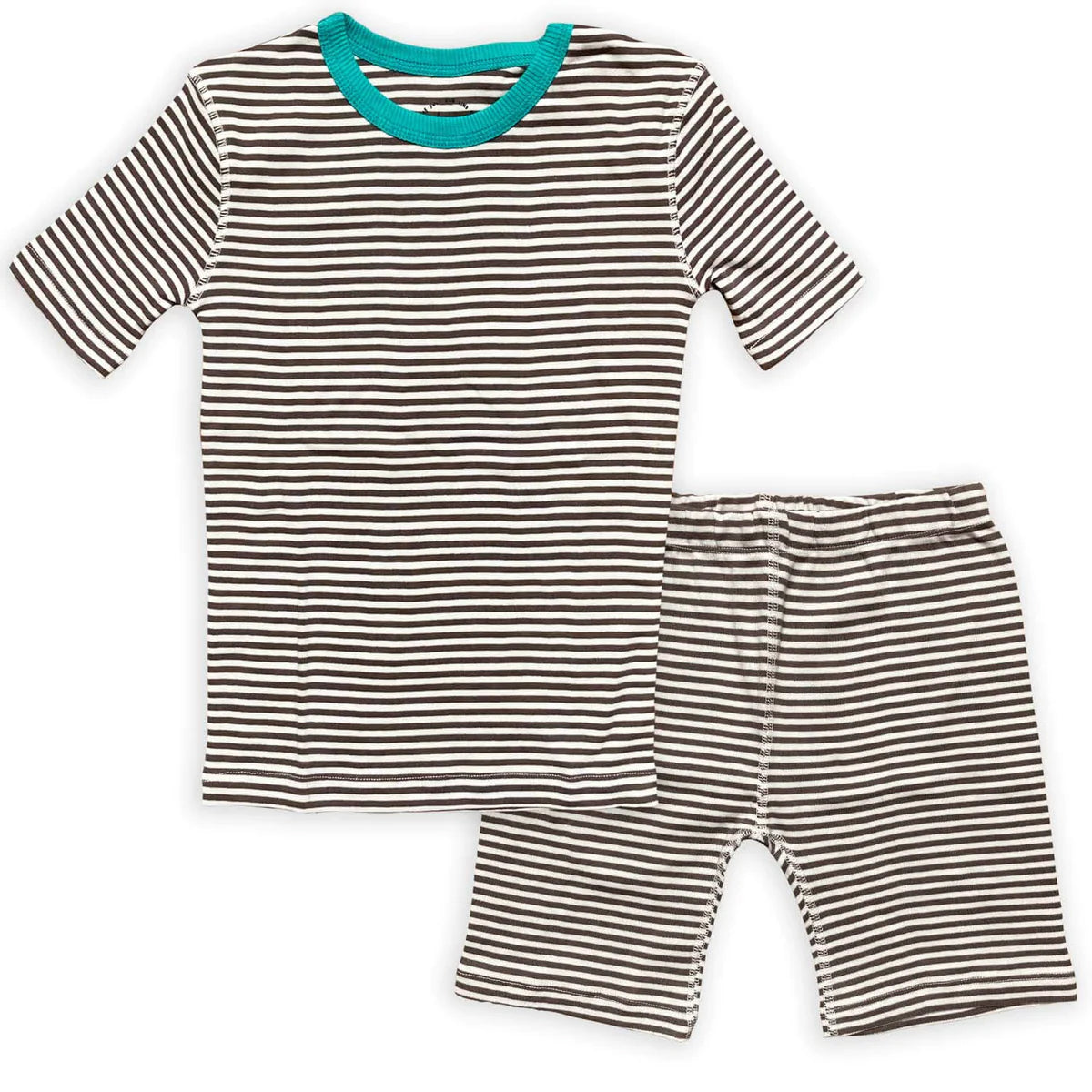 Pre-owned Gray Stripe 2-piece Pajamas size: 6-14 Years Gray Stripe