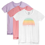 Pre-owned Love is Love Pastel T-Shirt size: 6-14 Years Love is Love Pastel