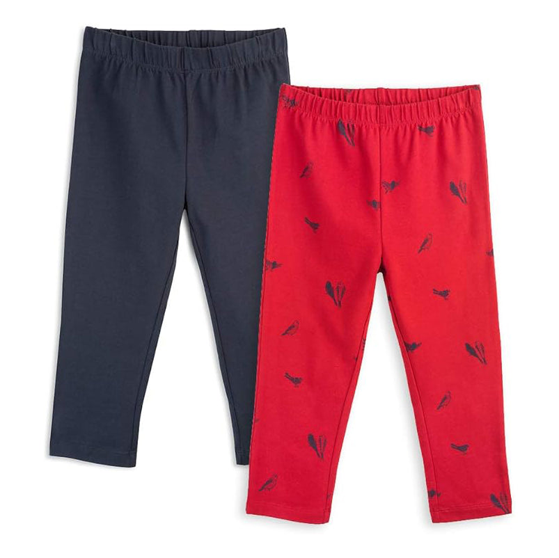 Pre-owned Navy | Love Birds Leggings size: 6-14 Years Navy | Love Birds