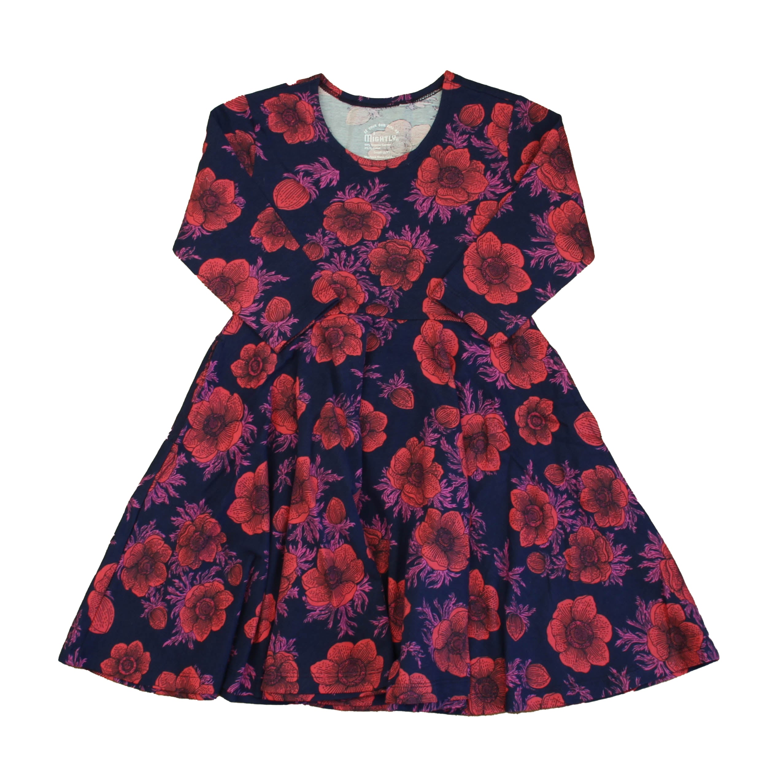 Pre-owned Navy | Pink Floral Dress size: 6-14 Years Navy | Pink Floral
