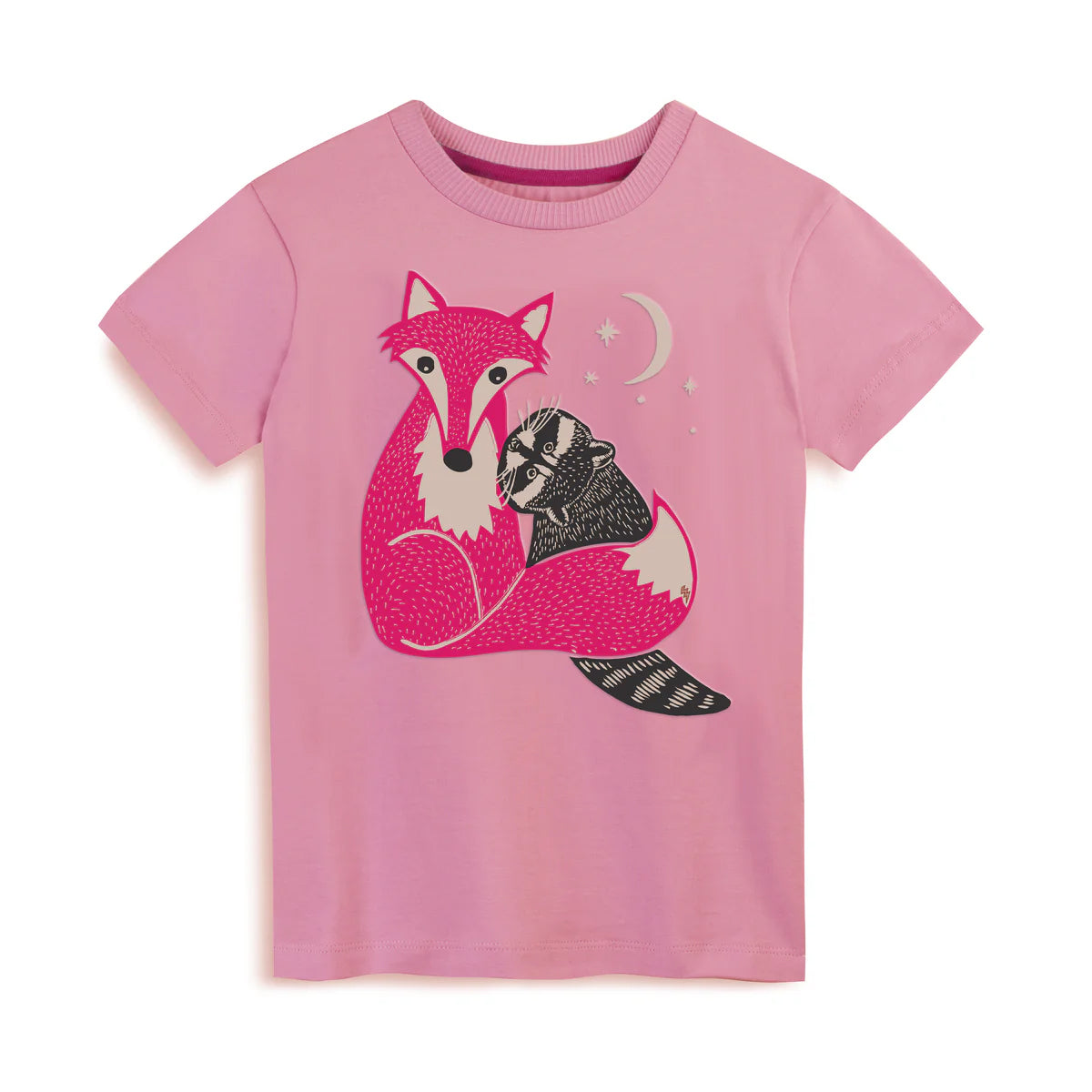 Pre-owned Pink Fox T-Shirt size: 6-14 Years Pink Fox