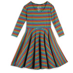 Pre-owned Striped Dress size: 6-14 Years Striped