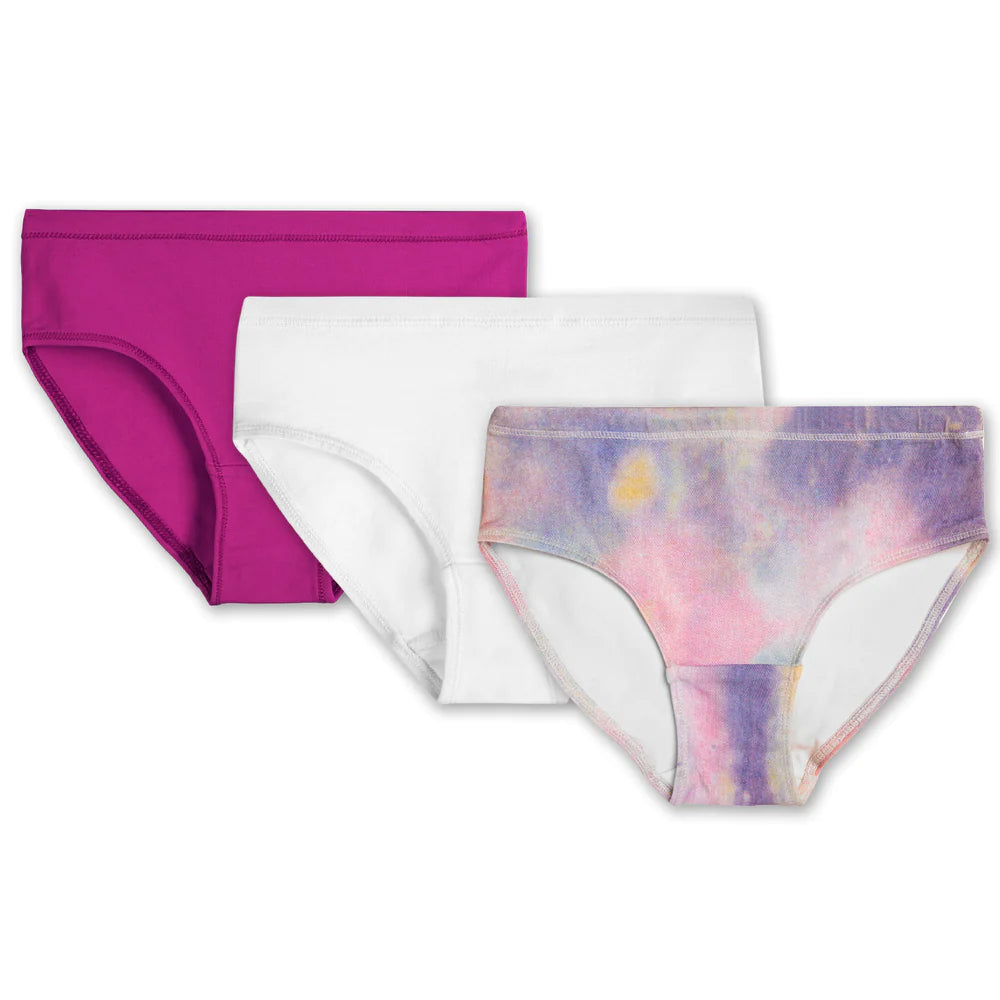 Pre-owned Sunset Tie Dye Combo Underwear size: 6-14 Years - Mightly
